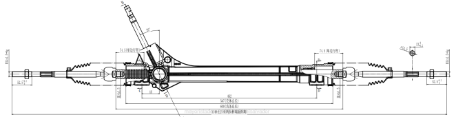 Venta De Repuestos Motos Mayorista | cremallera de dirección asistida 52139594 68L22686 CHEVROLET