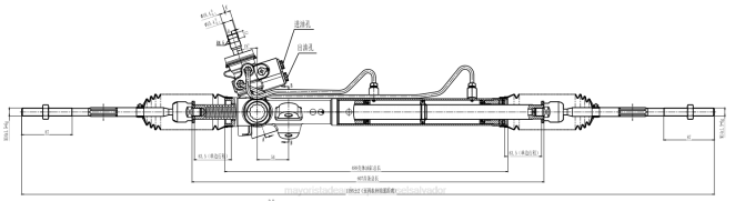 Venta De Repuestos Motos Mayorista | cremallera de dirección asistida 516127ab 68L22786 DODGE/CHRYSLER
