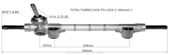 Autopartes El Salvador | cremallera de dirección asistida 52044921 52044919 520449190 68L22799 FIAT