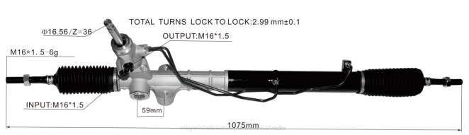 Piezas De Recambio Automóvil | Cremallera de dirección asistida 57700-2s100 57700-2s000 68L22750 HYUNDAI/KIA