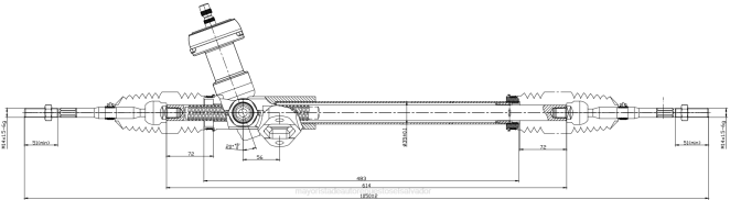 Repuestos De Motos Suzuki El Salvador | cremallera de dirección asistida gz811a6201 68L22763 HYUNDAI/KIA