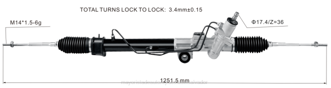 Venta De Repuestos Motos Mayorista | cremallera de dirección asistida 8-97943520-1 68L22606 ISUZU