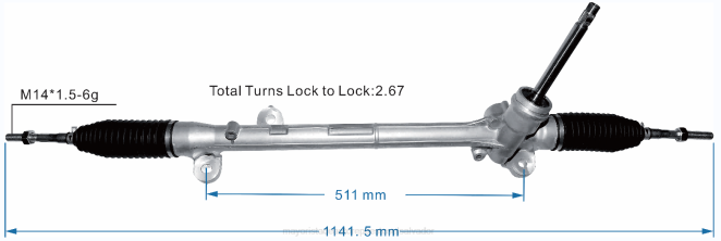 Autopartes El Salvador | cremallera de dirección asistida gw6t-32-110 68L22629 MAZDA