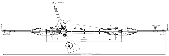 Repuestos De Motos San Salvador | cremallera de dirección asistida 40360-30400 68L22848 GEELY