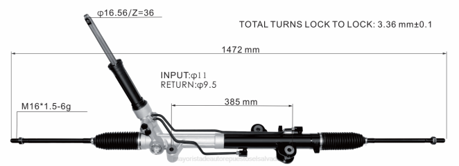 Repuestos De Motos El Salvador | cremallera de dirección asistida ck413200ae/aj 68L22671 FORD