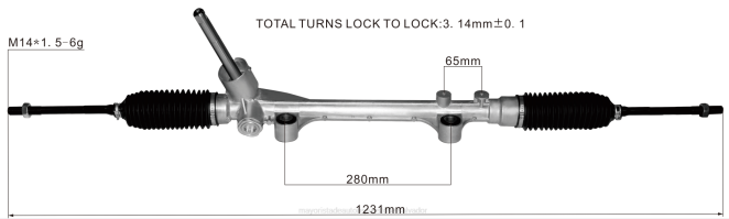 Repuestos De Motos San Salvador | cremallera de dirección asistida j7bc-3a500-jb 3l547-b562aa 1908702 68L22678 FORD
